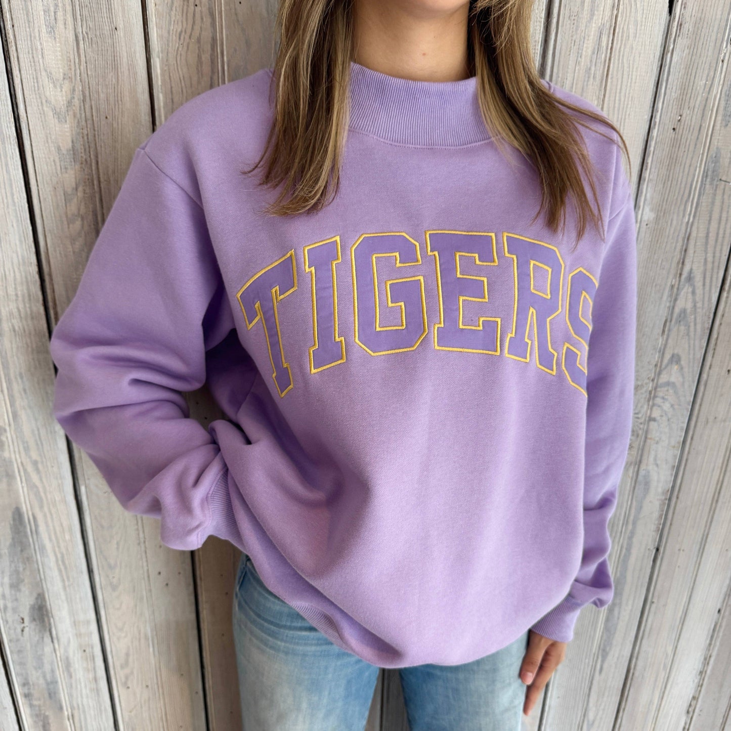TIGERS Mockneck Sweatshirt