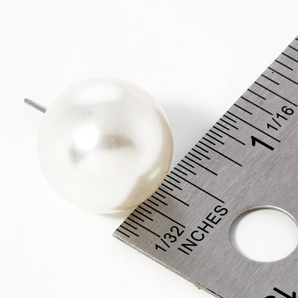 Pearl Ball Stud Earrings - The Season Boutique