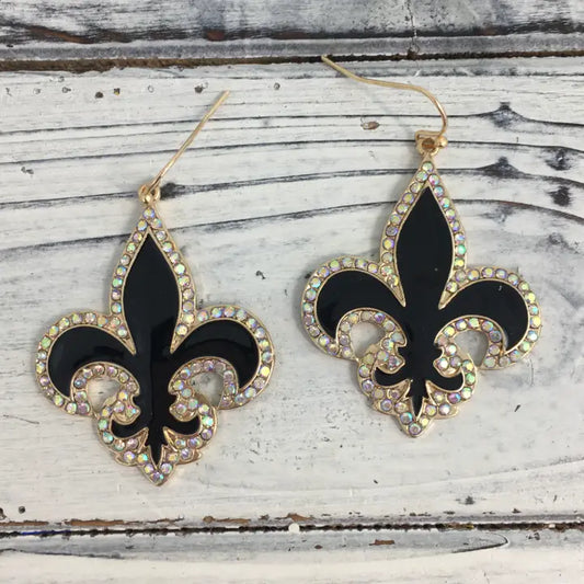 FDL Black Earring