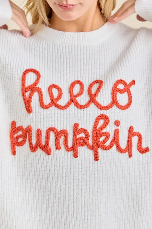Hello Pumpkin Sweater