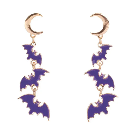 Midnight Bat Earrings