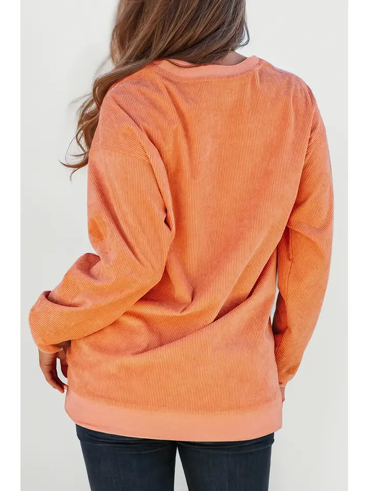 Spooky Ribbed Sweatshirt