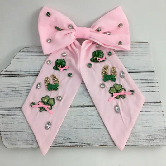 St. Patrick’S Themed Hair Bow