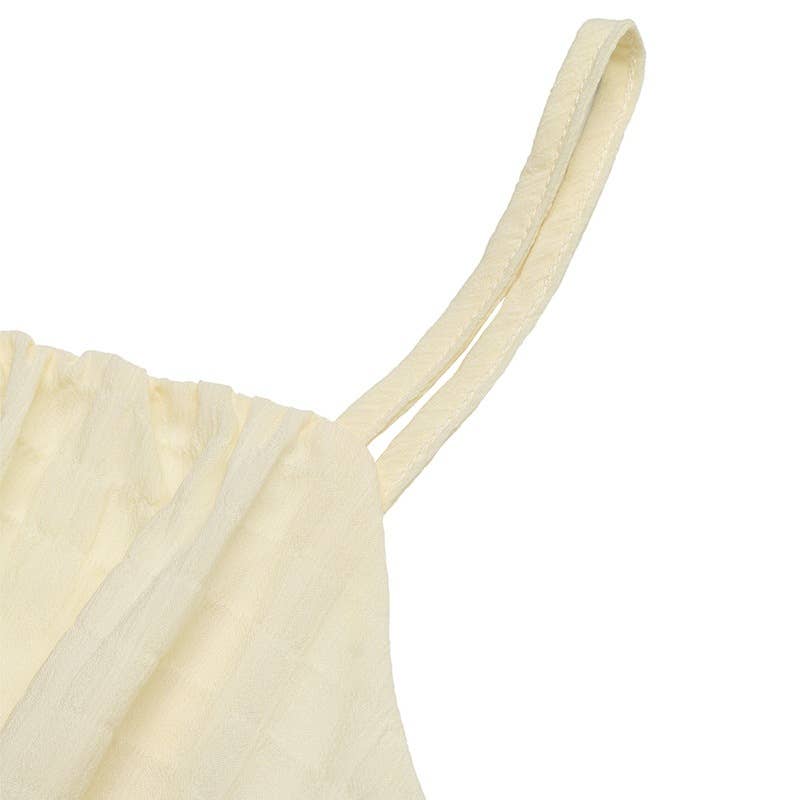 Slim double layer hem cami dress
