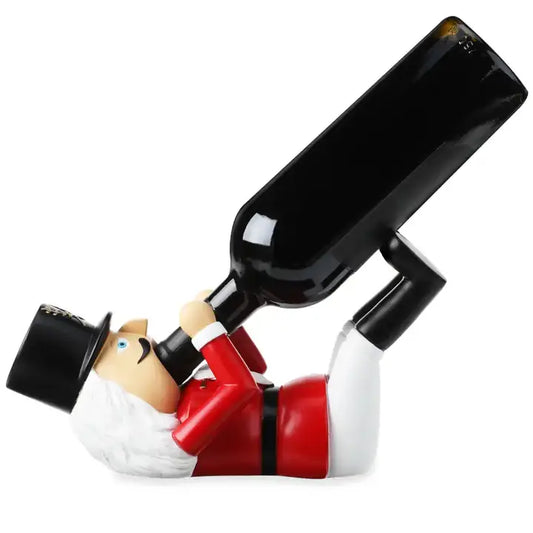 Decorative Holiday Wine Bottle Holder - Nutcracker