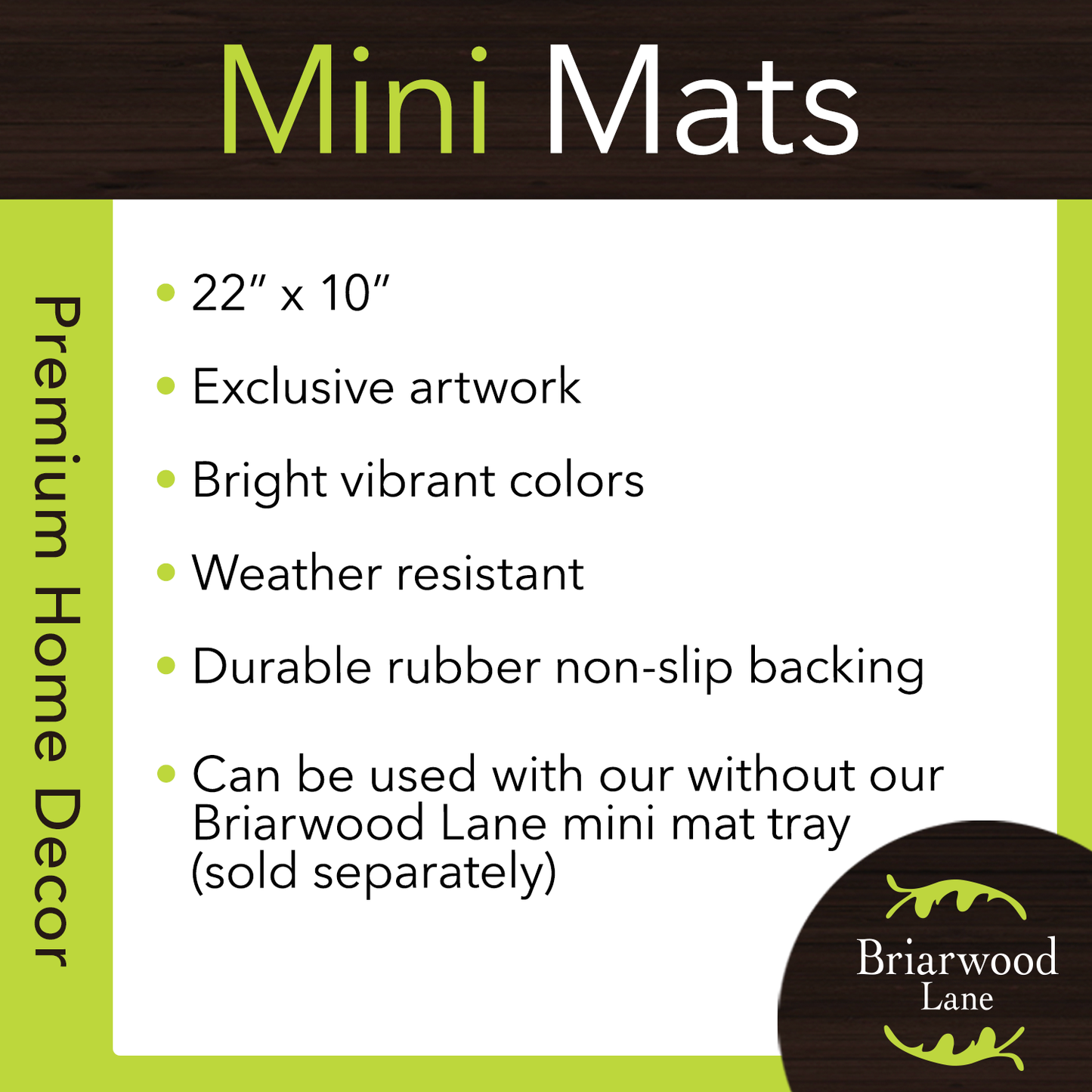 Red White and Blue Jars Mini Mat - The Season Boutique