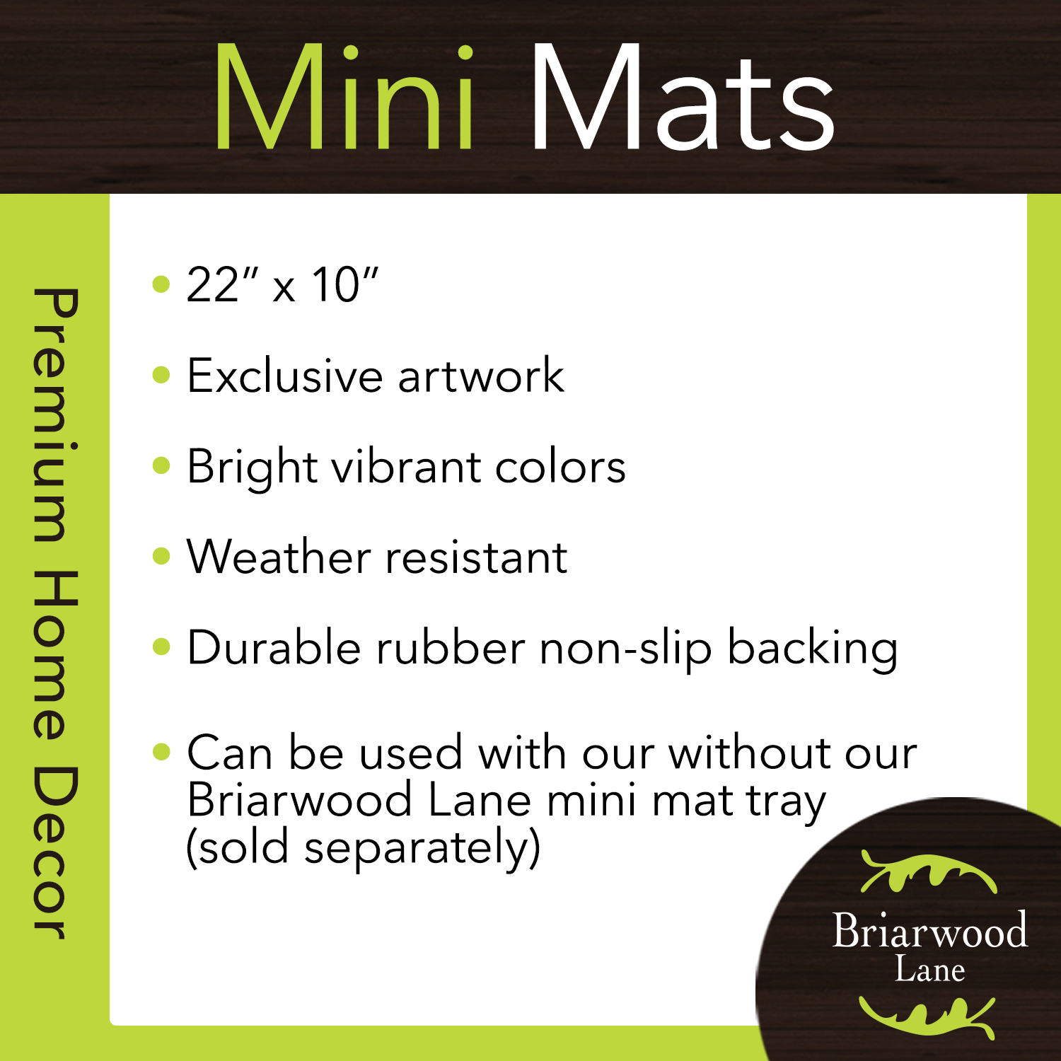 Red White and Blue Jars Mini Mat - The Season Boutique