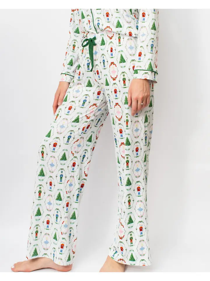 Nutcracker Waltz Sleep Pants White/Multi