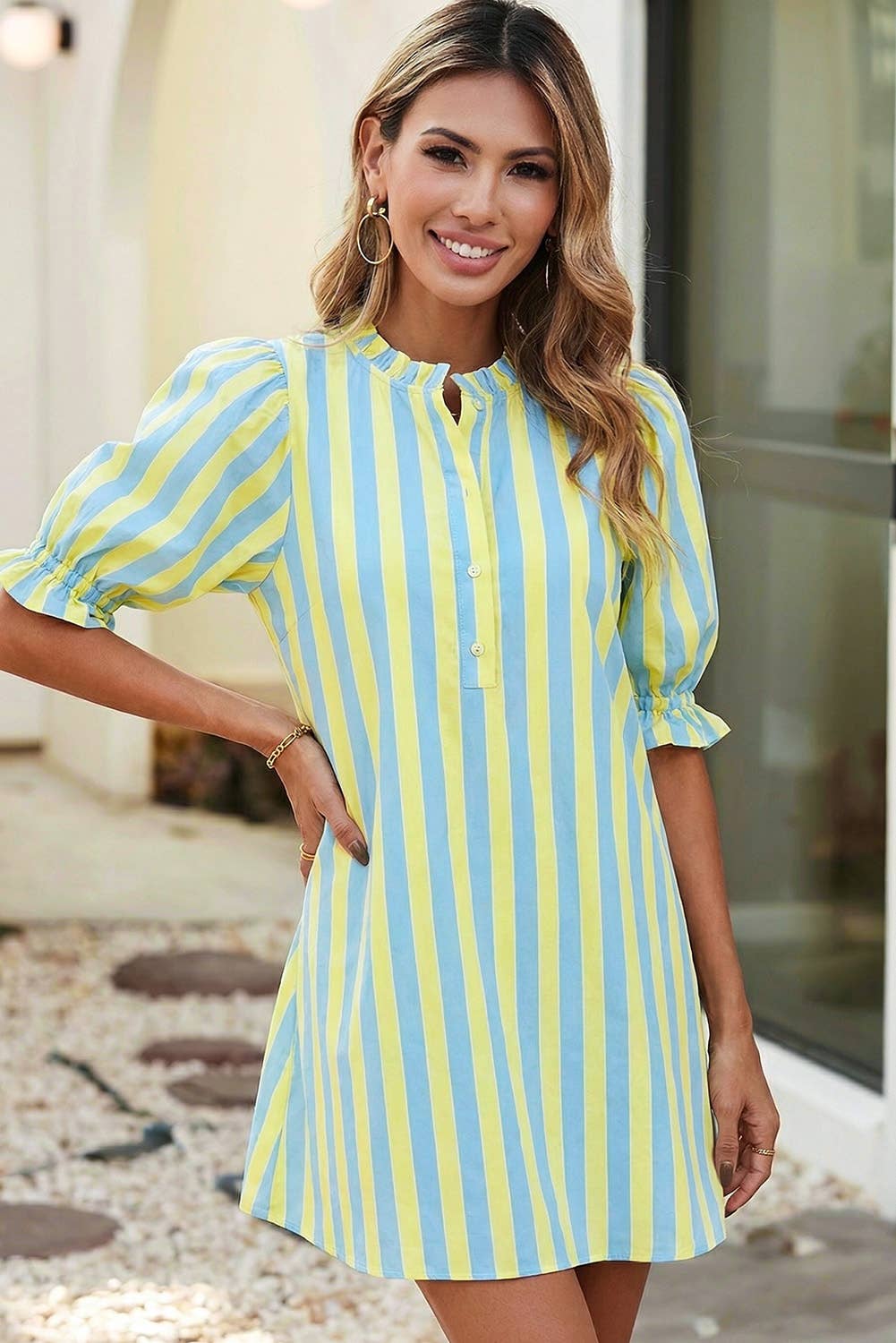 Striped Mini Dress