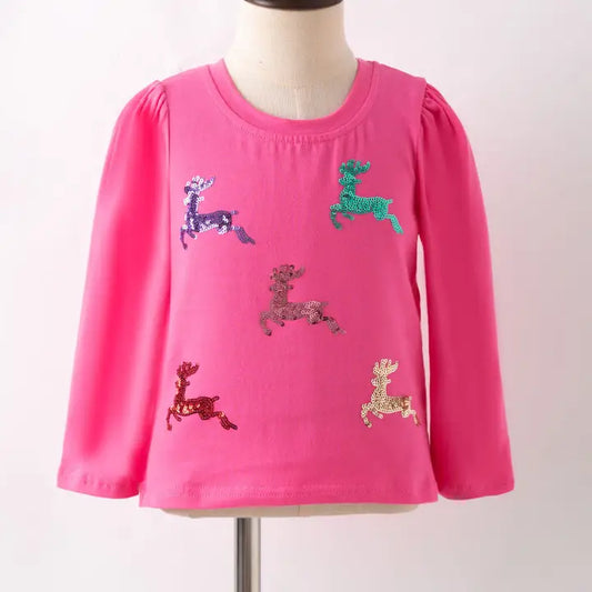 Reindeer Sequin Shirt