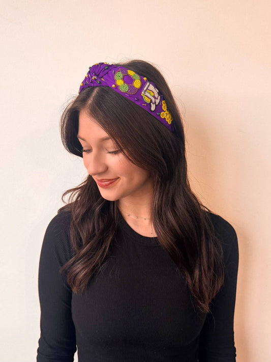 Mardi Gras Mix Headband - The Season Boutique