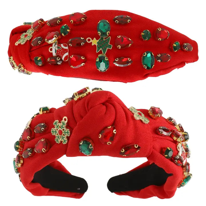 Christmas Jeweled Embellished Headband