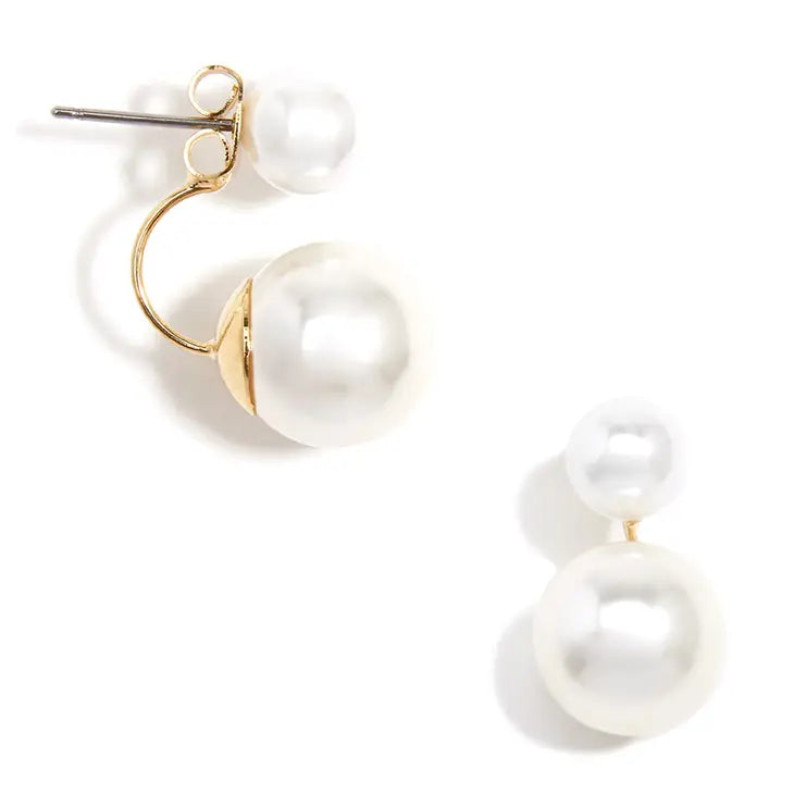 Pearl Ear Jacket Earring