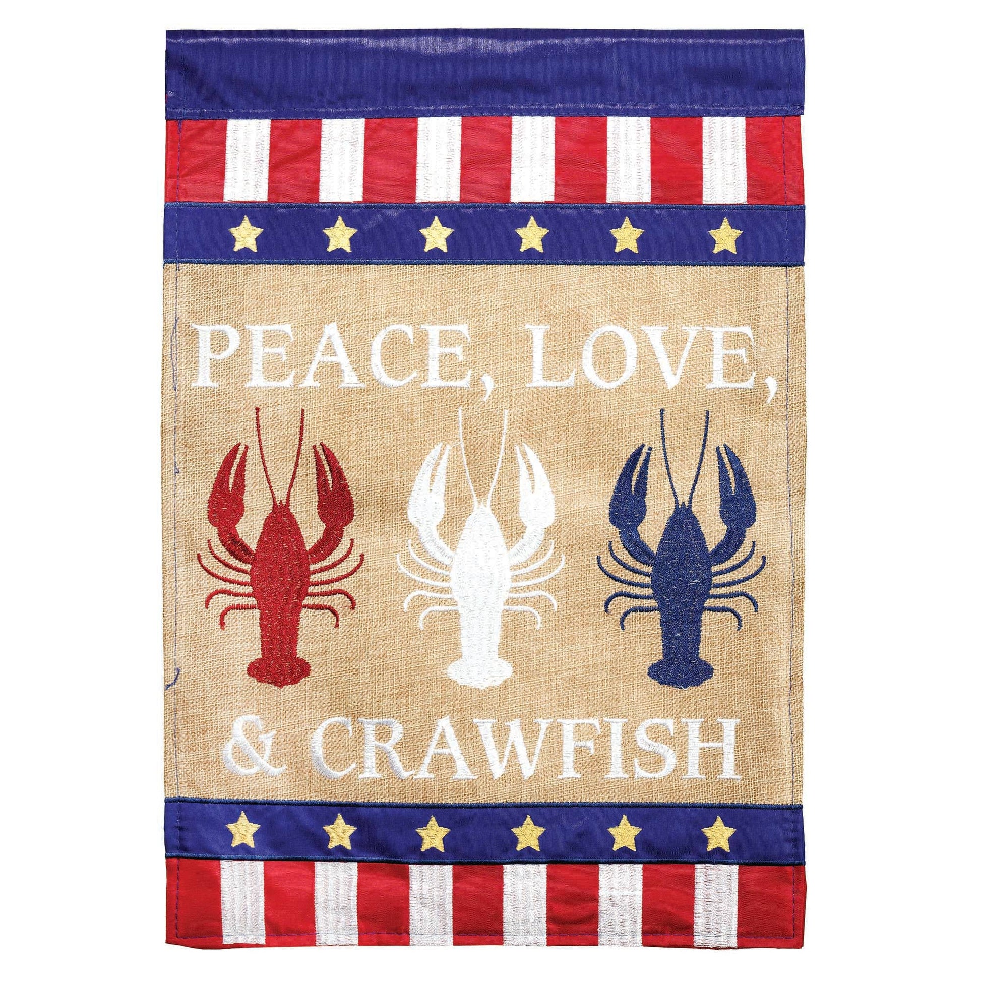 Flag Peace Love Crawfish - The Season Boutique