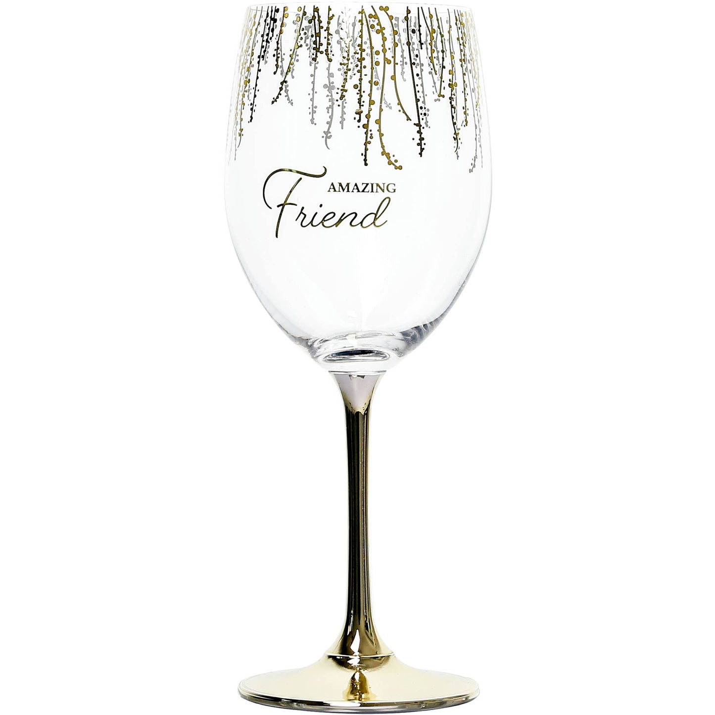 Gift Boxed Friend Crystal Wine Glass - The Season Boutique
