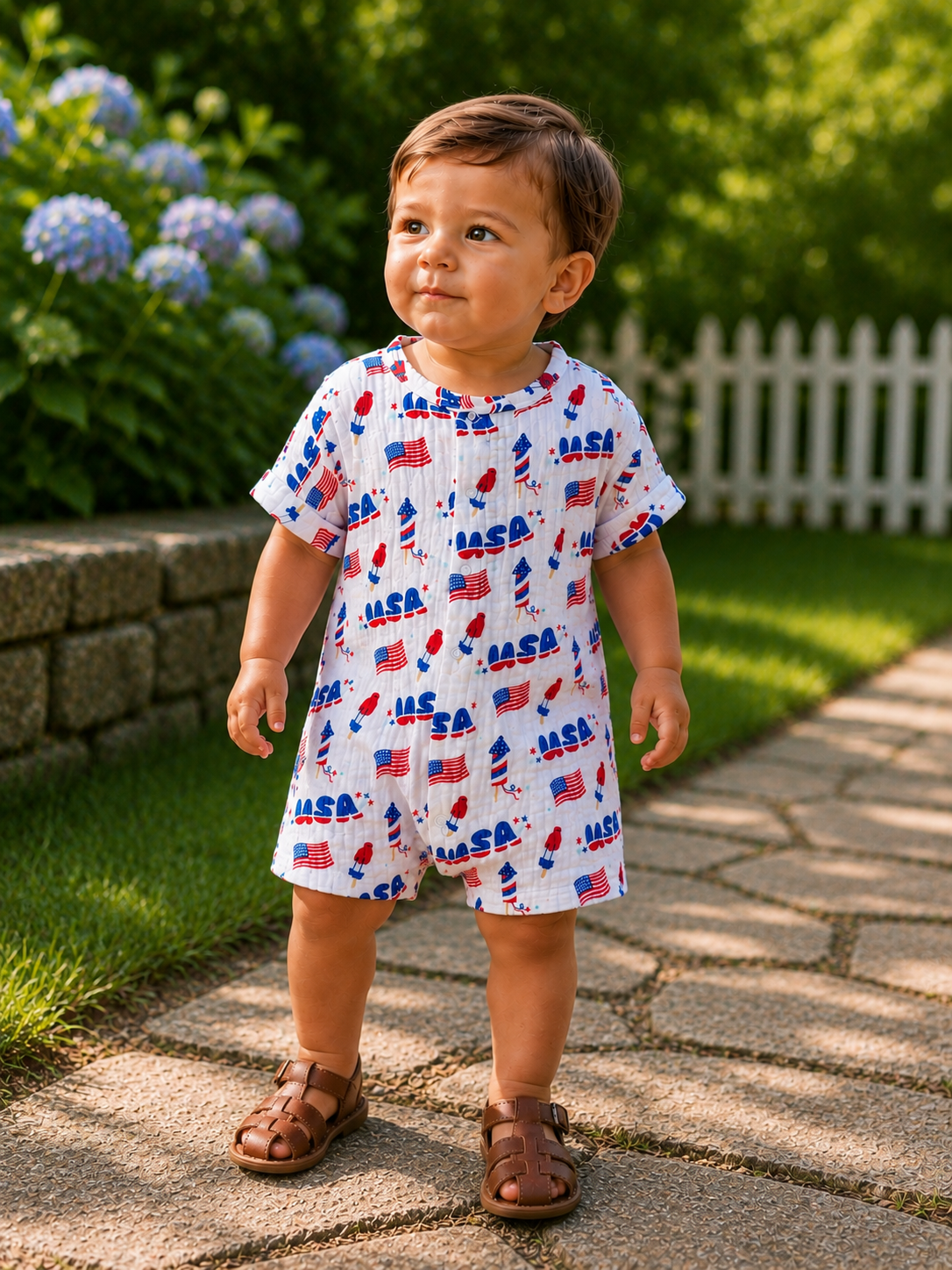 Baby Boy 4th of July One Piece - The Season Boutique