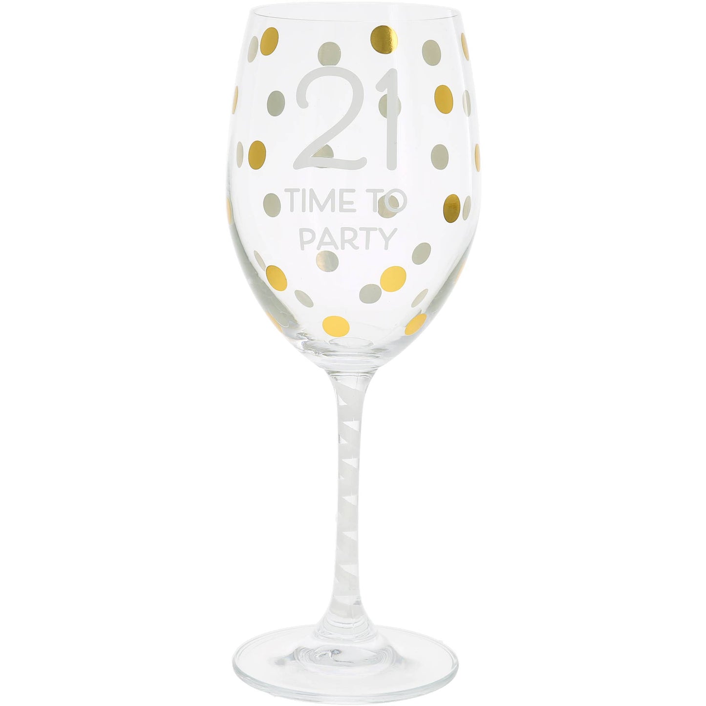 Gift Boxed 21st Birthday Wine Glass - The Season Boutique