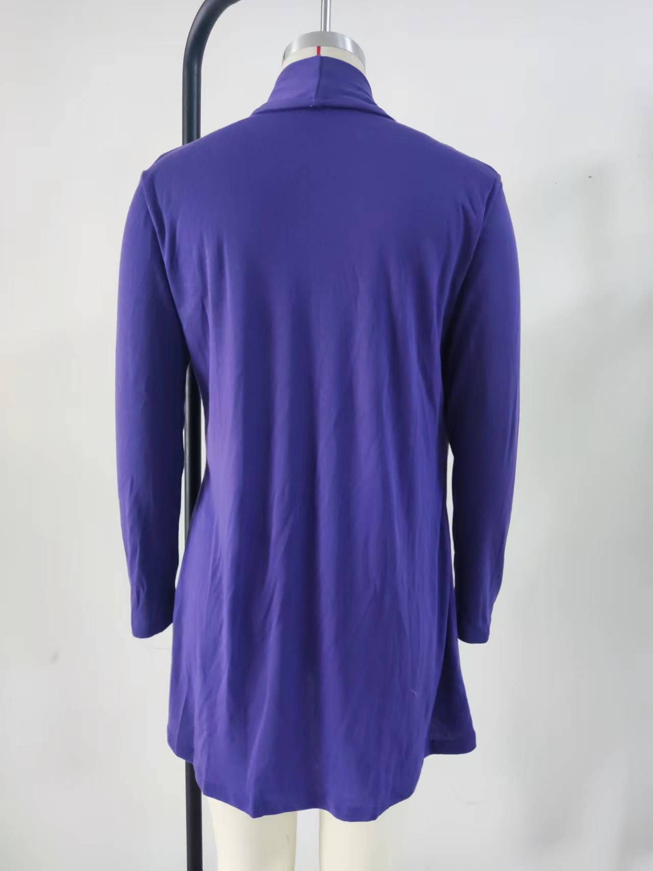 Long-sleeved loose knitted cardigan