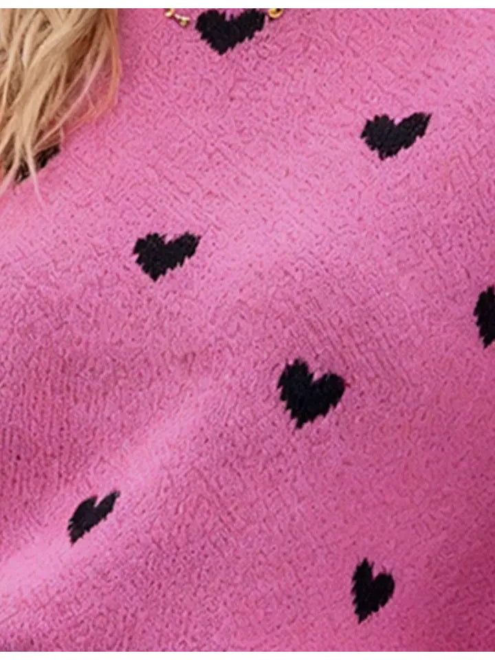 Valentine‘s Mock Neck Lantern Sweater