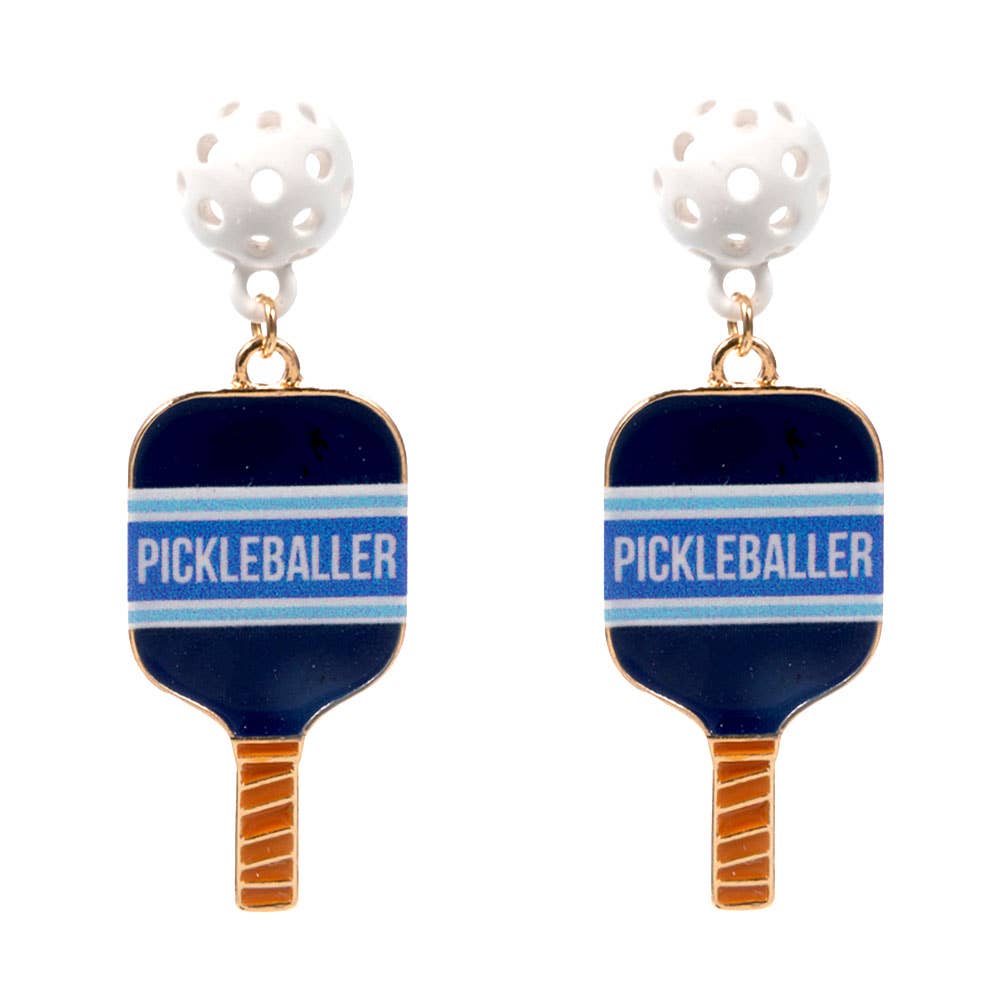 Pickleball Paddle Dangle Earrings - The Season Boutique