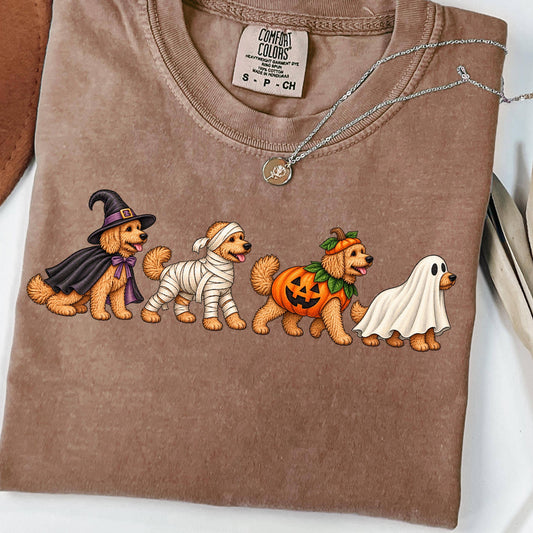 Halloween Golden Doodle Tee