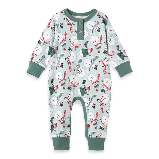 Baby Boy's Christmas Snowmen