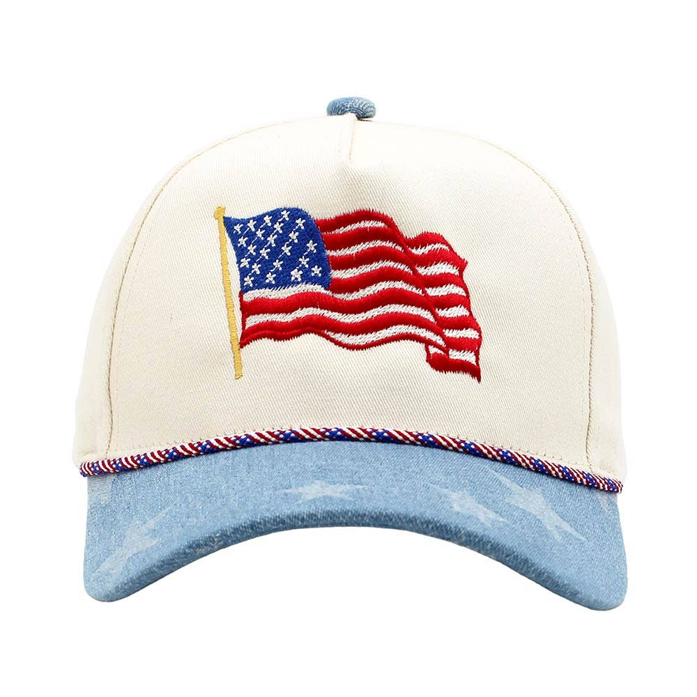 USA 250th Anniversary Patriotic Embroidered Baseball Cap