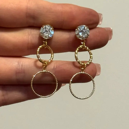 Round Everyday Boutique Prom Homecoming Earrings