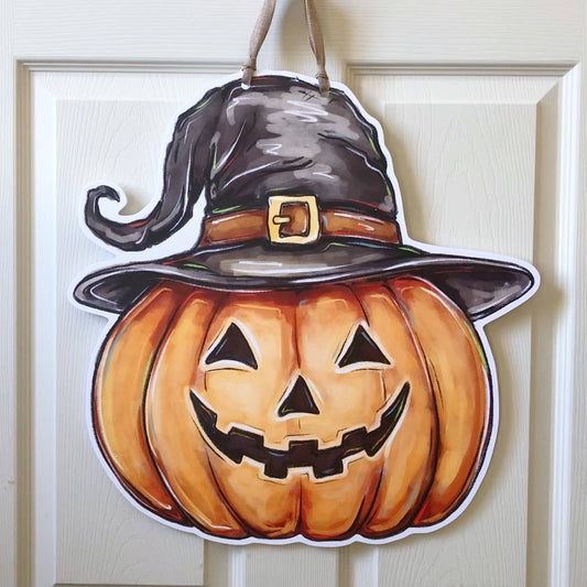Jack-O'-Lantern Door Hanger
