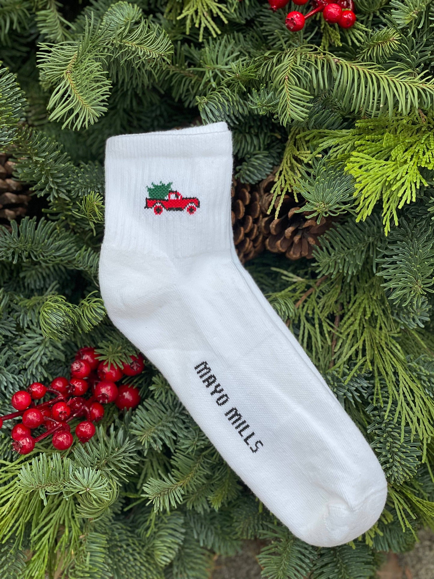 Children's Christmas Truck Socks