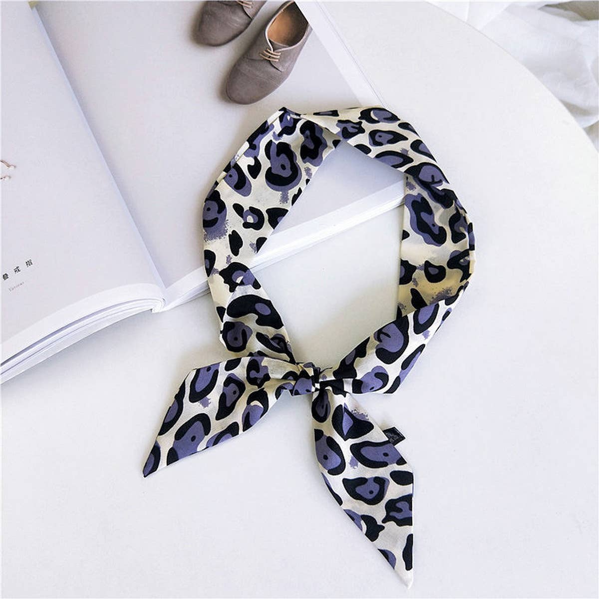 NEW BINDING BAG LEOPARD PRINT SCARF - The Season Boutique