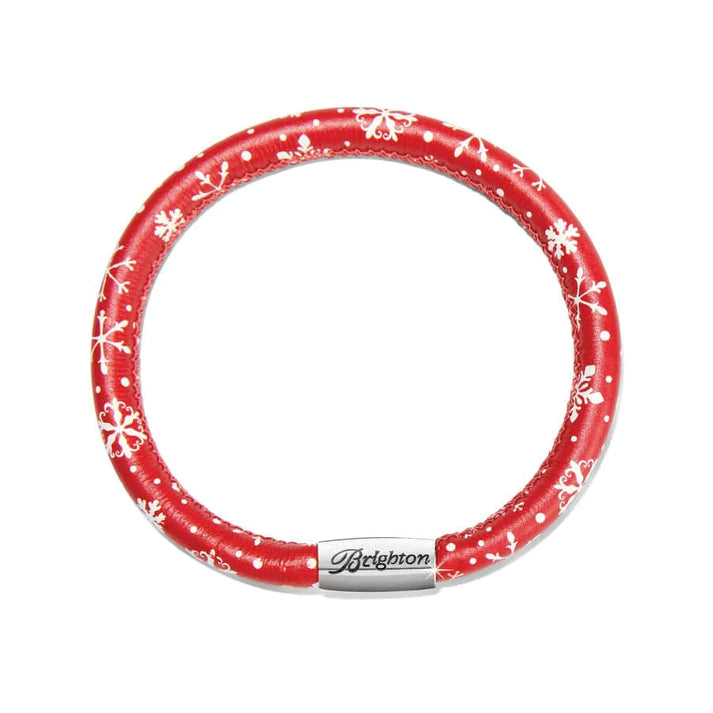 Festive Snowflakes Woodstock Bracelet