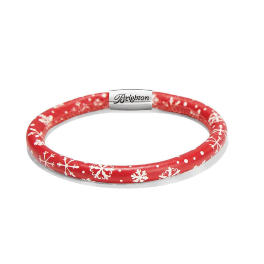 Festive Snowflakes Woodstock Bracelet