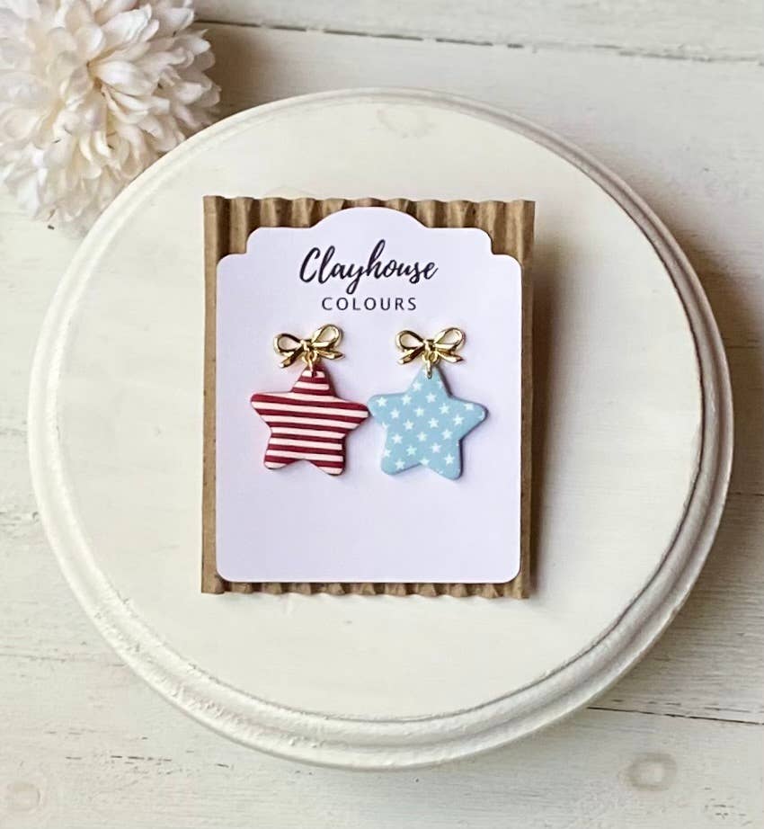 Fourth of July Handmade Earrings | Statue of Liberty - The Season Boutique