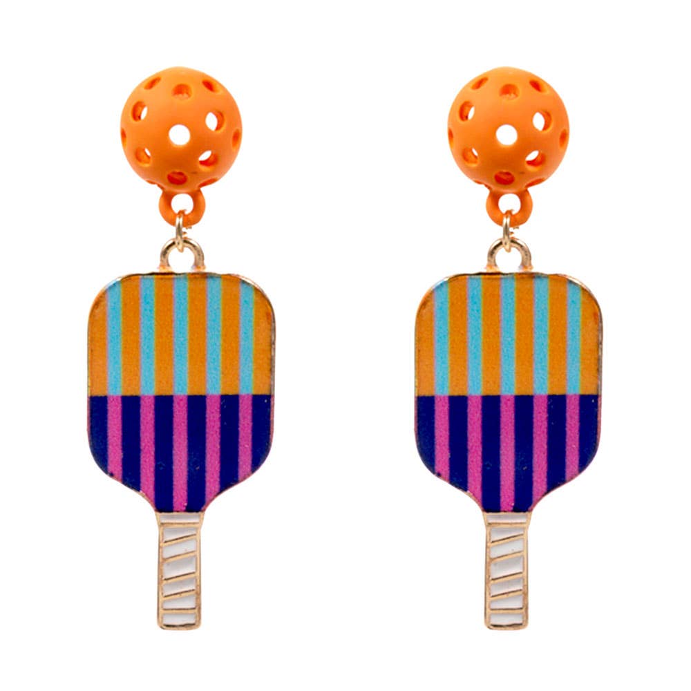 Pickleball Paddle Dangle Earrings - The Season Boutique