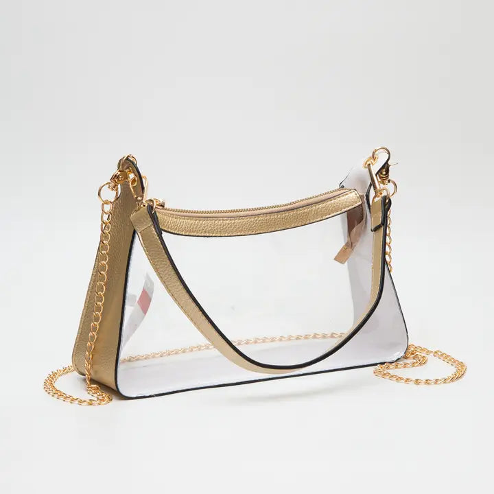 Game Day Stadium Clear Satchel Bag - The Season Boutique