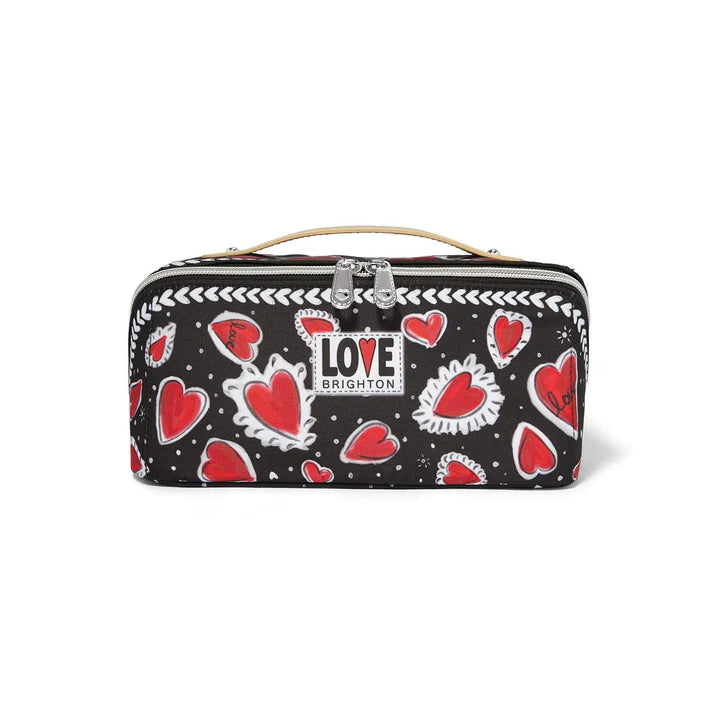 Brighton- Hearts A Flutter Cosmetic Bag