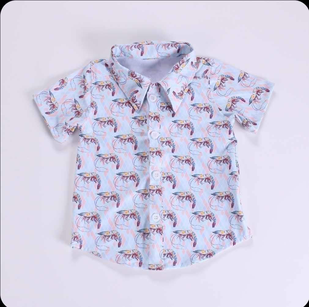 Diamond Shrimp Button down