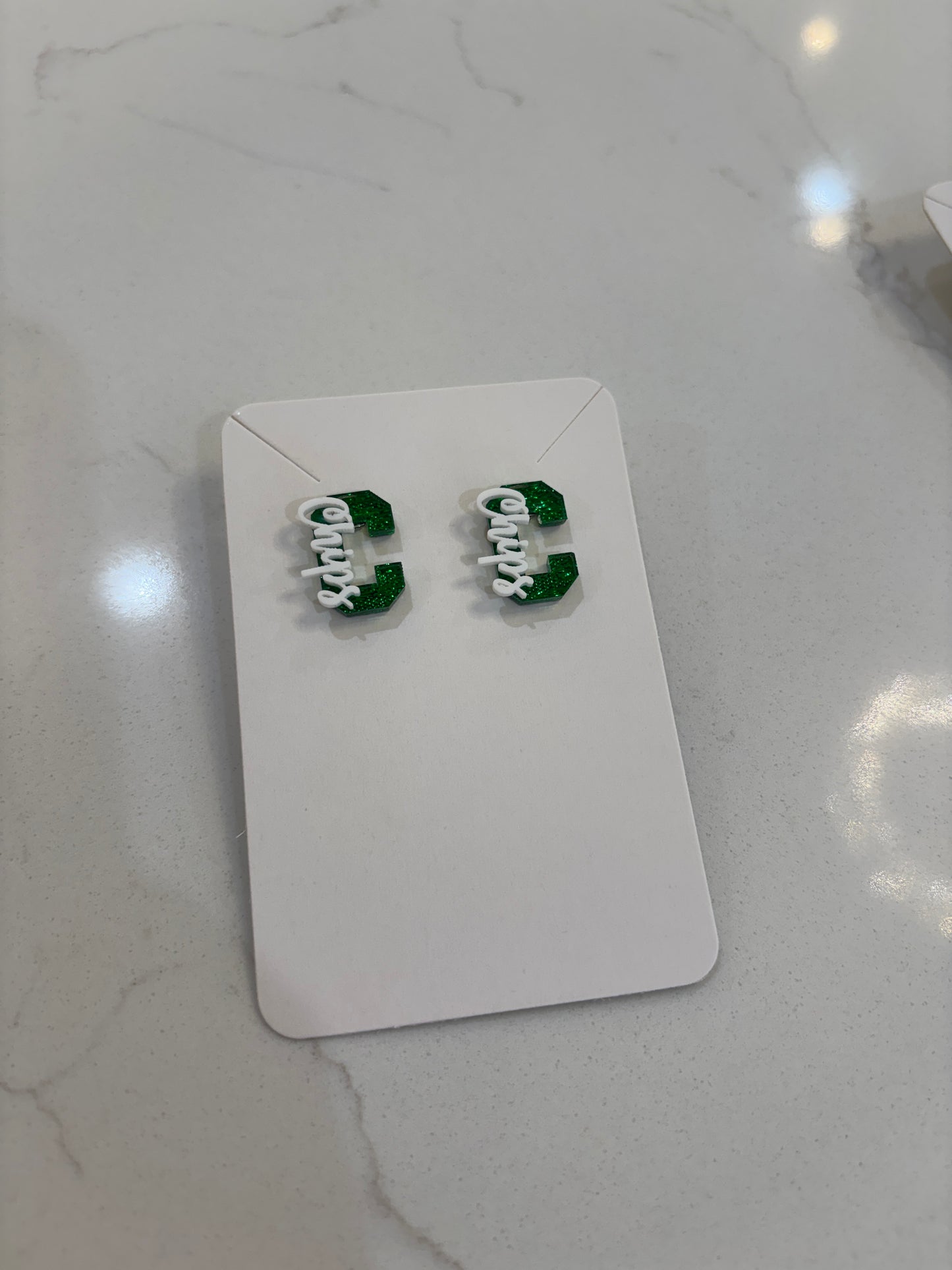 Chapelle Chips Logo Studs