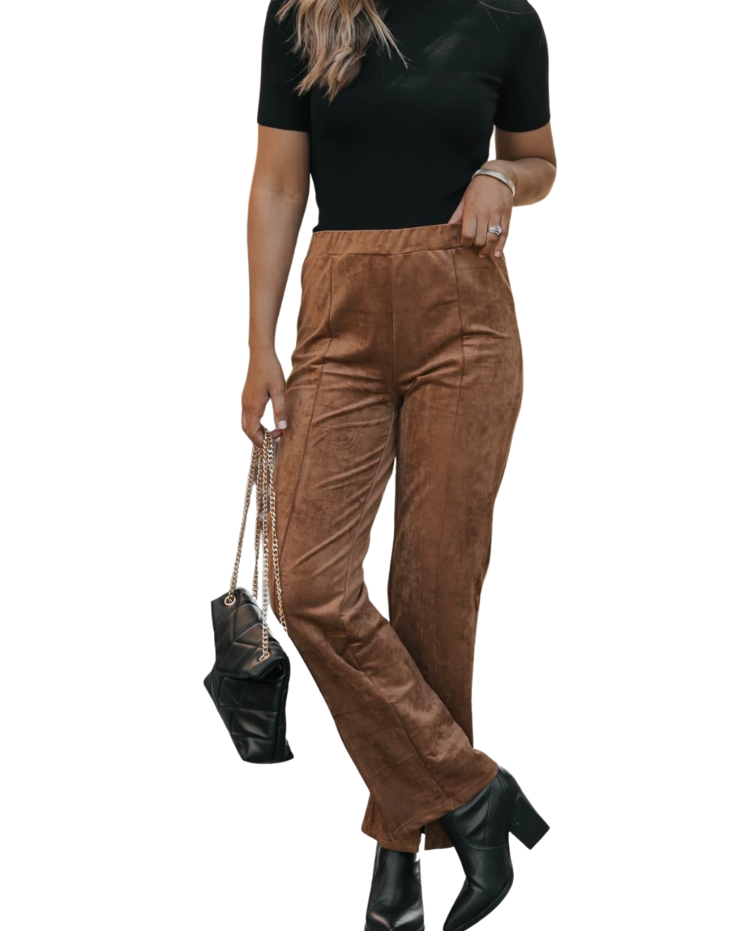 Mocha Suede Pants