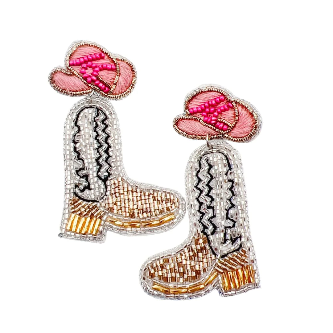 Boot Earrings - The Season Boutique