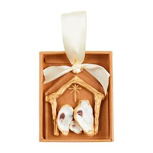 Oyster Nativity Ornament