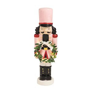 Pink Nutcracker Light-Up Sitter