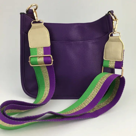 Purple Mardi Gras Purse