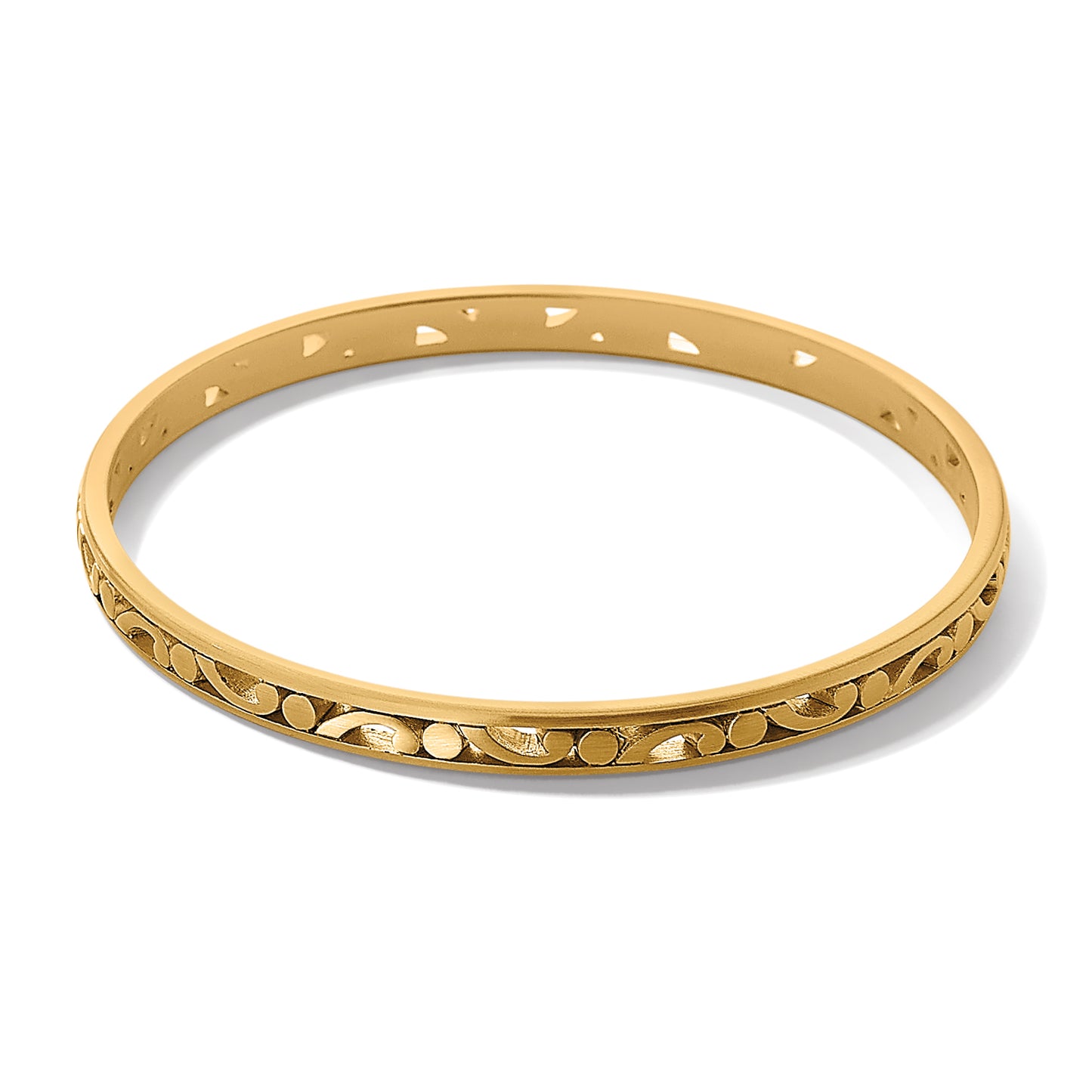 Contempo Slim Bangle -Gold