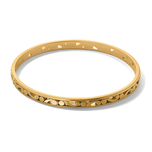 Contempo Slim Bangle -Gold