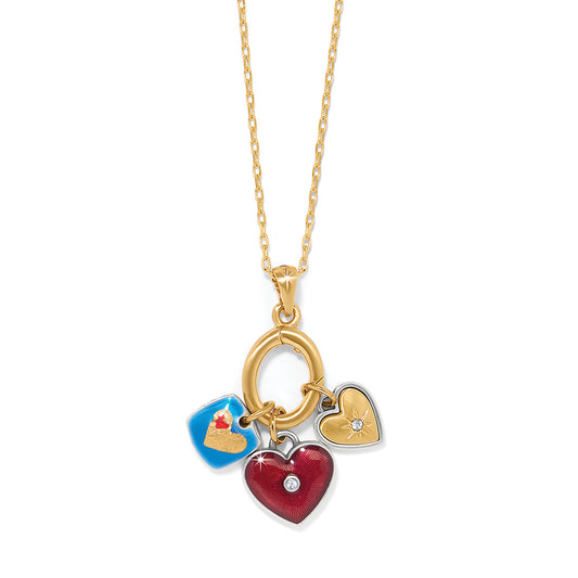 One Heart Charm Necklace