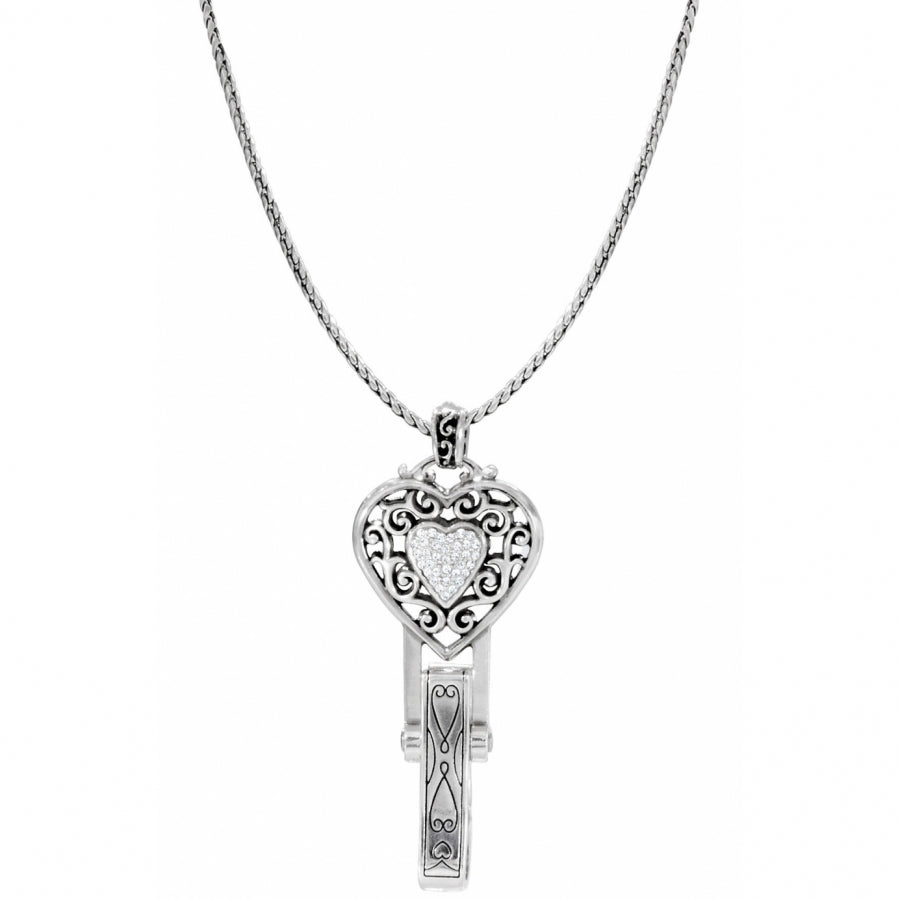 Reno Heart Badge Clip Necklace - The Season Boutique