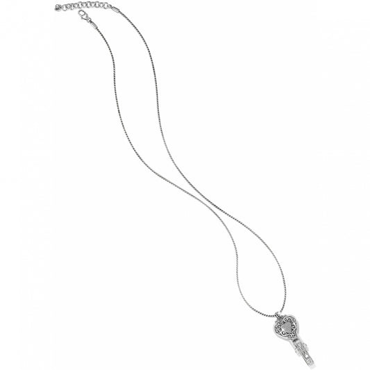 Reno Heart Badge Clip Necklace - The Season Boutique