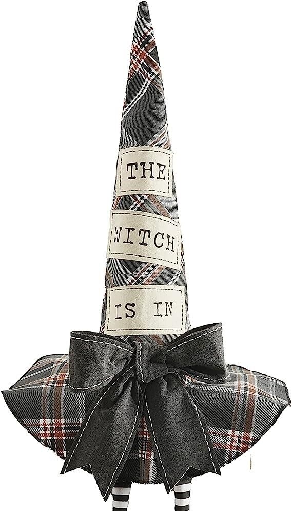 Witch Is In Extra Large Dangle Leg Hat Sitter - The Season Boutique